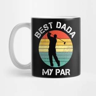 Best Dada By Par Golf Player Father Gift Mug